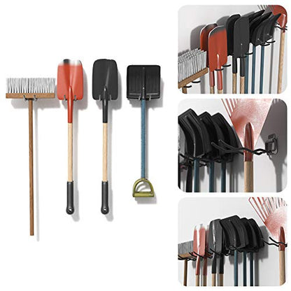 Garage Tool Organizer Hooks (4-Pack 12" Wave Hooks)