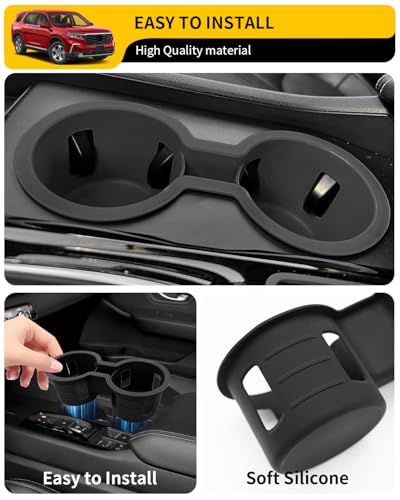 Cup Holder for 2023+ Honda Pilot & 2024+ Ridgeline Passport (Compatible with 2023+ Honda Pilot Black)