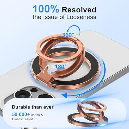 Magnetic Phone Ring Holder (rose-gold)