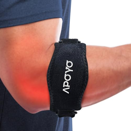 Tennis Elbow Strap for Women & Men (Black (Single) / One Size)