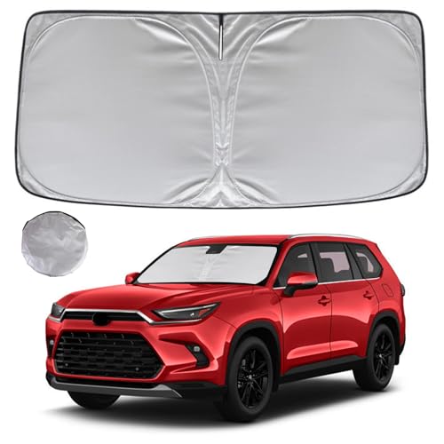 Windshield Sun Shade for 2024 (for 2024-2026 Toyota Grand Highlander)