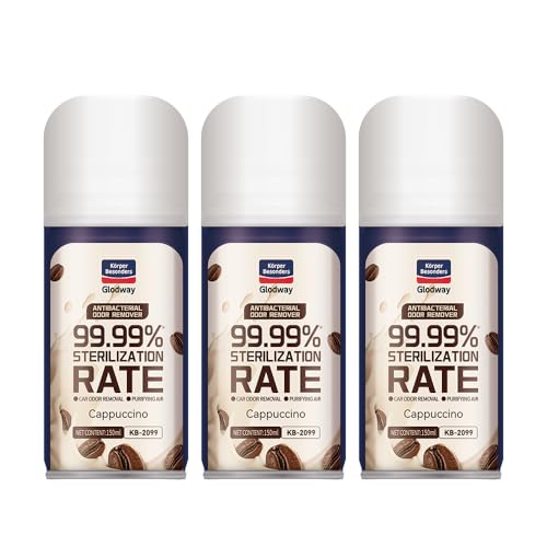 Glodway Whole Car Air Refresher Spray (6 Ounce (Pack of 3) / Grey)