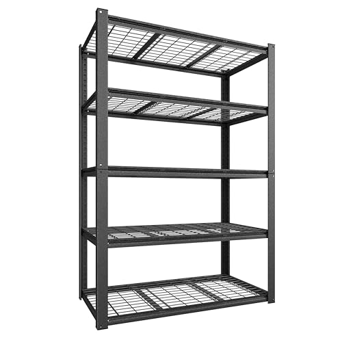 48" W x 24" D x 72" H Metal Storage Shelves (48.43" W x 23.98" D x 72.05" H)
