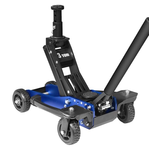 3 Ton Off Road Jack with Big Wheels (3 Ton Off Road / Blue and Black)
