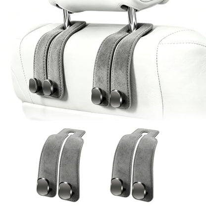 Car Headrest Hooks (Gray)