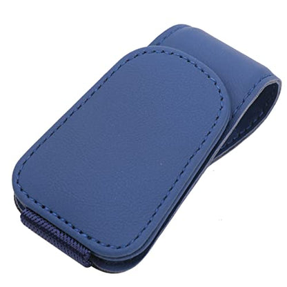 Sunglass Holder for Car Sun Visor Sunglasses Clip Car accessories (Blue)