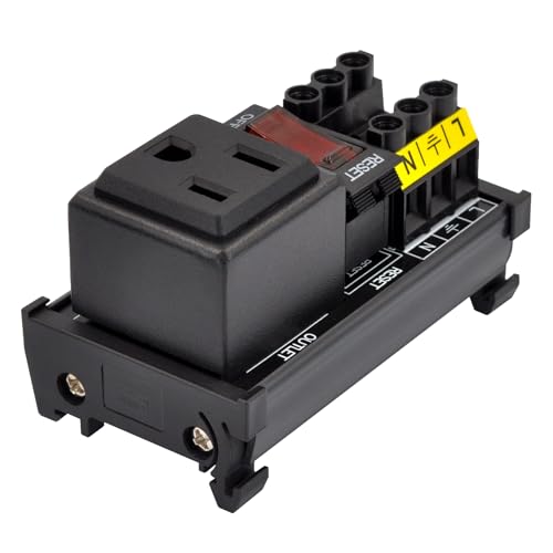 DIN Rail Mount AC 120V NEMA 5 (D-1559T)
