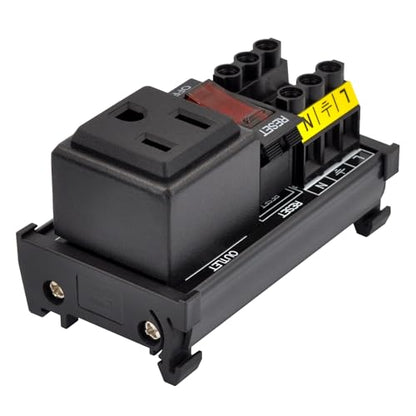 DIN Rail Mount AC 120V NEMA 5 (D-1559T)