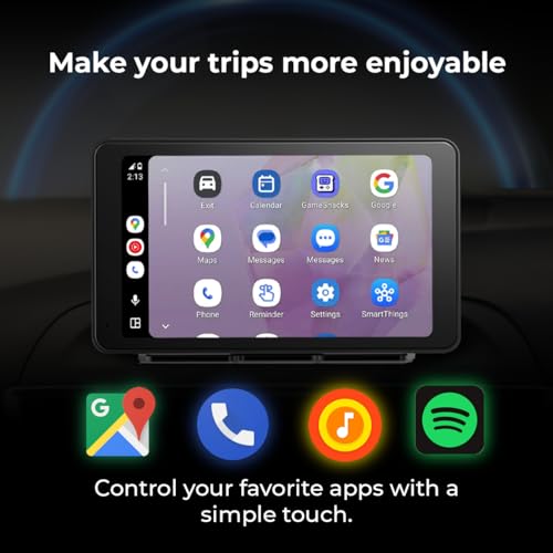 7" Wireless CarPlay & Android Auto Screen with Backup Camera