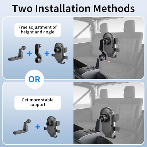 Car Phone Holder Center Console Organizer For Jeep Wrangler JL JLU 2018 2019 2020 2021 2022 2023 (for Jeep Wrangler JL 2018-2023)