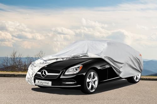 6 Layers Waterproof Car Cover for Mercedes Benz SLK Class 1996 (LM-Silver / 67. Custom Fit Mercedes-Benz SLK)