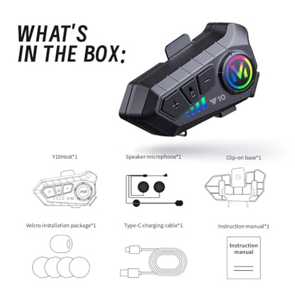 Motorcycle Helmet Bluetooth Headset (Y10)