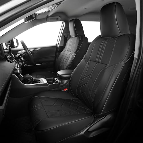 for Toyota RAV4 Seat Covers 2013 2014 2015 2016 2017 2018 RAV 4 XLE SE Limited Platinum Adventure (Black / 2013-2018 Limited/XLE/SE/Platinum/Adventure)