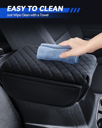 Armrest Cover for 2023 2024 2025 Chevy Colorado & 2023 2024 2025 GMC Canyon Accessories Center Console Middle Lid Pad Protector for Car Elbow Rest (for 2023-2025 Colorado&2023-2025 GMC Canyon)