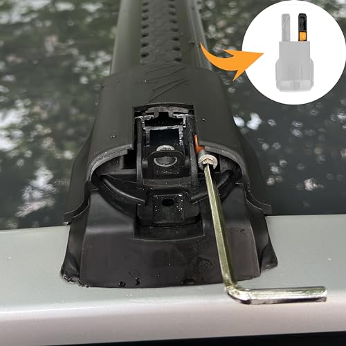 Catch USA Car Roof Rack Cross Bars for Subaru Outback Wilderness with Lock 2021 2022 2023 Aluminum Cross Bar for Rooftop Cargo Carrier Luggage Kayak Canoe Bike Snowboard (BLACK)