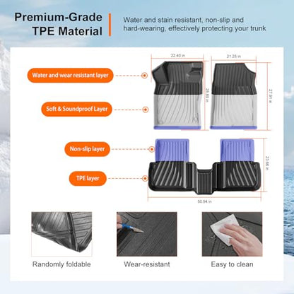 Floor Mats Cargo Mat Compatible with 2022