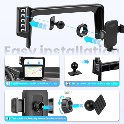 Car Phone Holder Fit for CLA 2015 (For Mercedes Benz CLA 2015-2019 8inch)