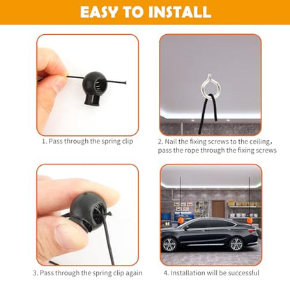 2PCS Garage Parking Aid (Orange/2PCS)