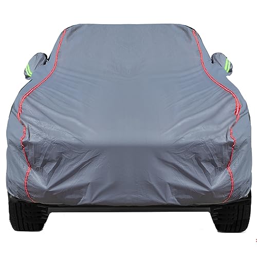 Waterproof Zipper Doors Car Cover for Pickup (Gray / C-9 Apply-Pickup - Body Length 230"to 260")