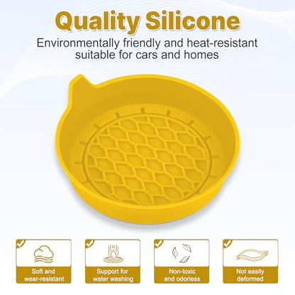 Car Cup Holder Coaster (Yellow)