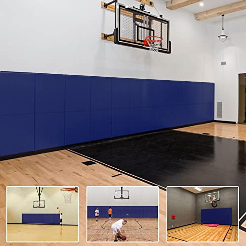 4 Pack Wall Paddings 2" Thick Foam Paddings (60" x 20" x 2" / 4 PACK / BLUE)