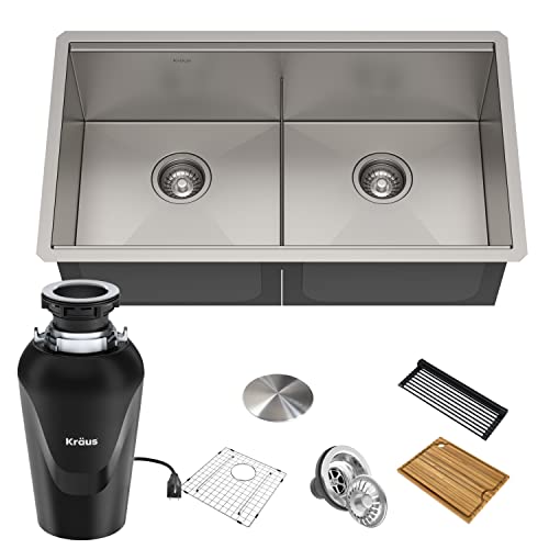 Kore™ Workstation 33 (Stainless Steel / 33 inch / Sink and Garbage Disposal 3/4 HP)