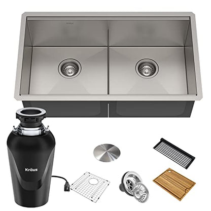 Kore™ Workstation 33 (Stainless Steel / 33 inch / Sink and Garbage Disposal 3/4 HP)