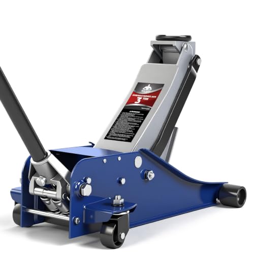 6600LBS Floor Jack (3 Ton Dual Pump / Blue)