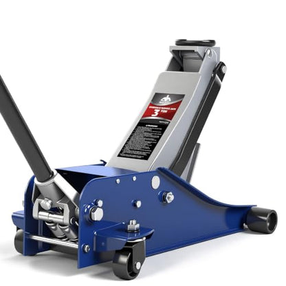 6600LBS Floor Jack (3 Ton Dual Pump / Blue)