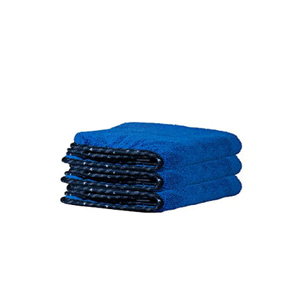 Professional Microfiber Towels (Blue / 3 Pack)