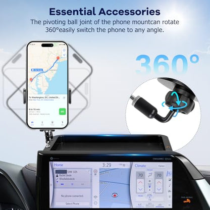 Car Phone Holder Fit for Toyota Highlander 2020 (For Toyota Highlander 2020-2025 8inch)