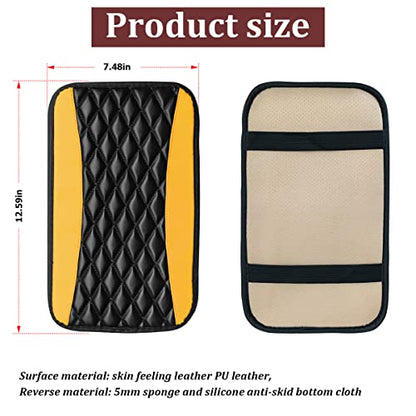 Car Center Console Pad (Yellow)