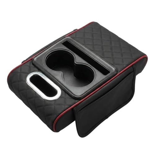 Car Center Console Cover (Black&Red)