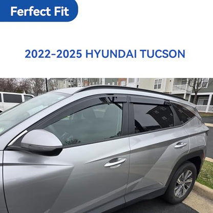 Window Visors Rain Guards for 2022 2023 2024 2025 2026 Hyundai Tucson (2022-2026 Hyundai Tucson)