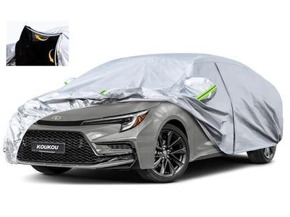Oxford Car Cover Waterproof All Weather for Automobiles (C2-Fit sedan length ( 178" to 185"))