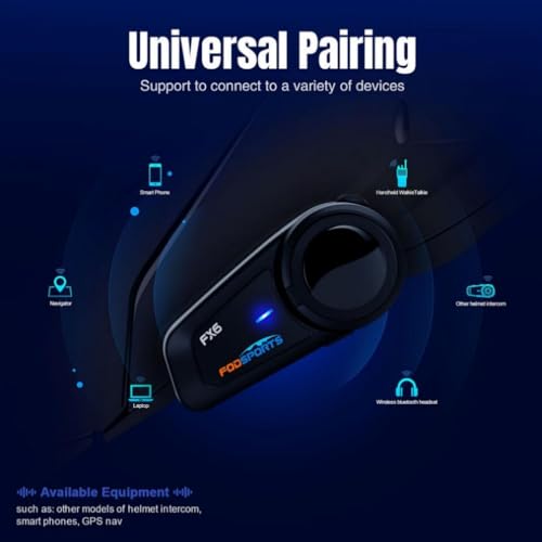 FX6 Motorcycle Bluetooth Headset (FX6 2PC)