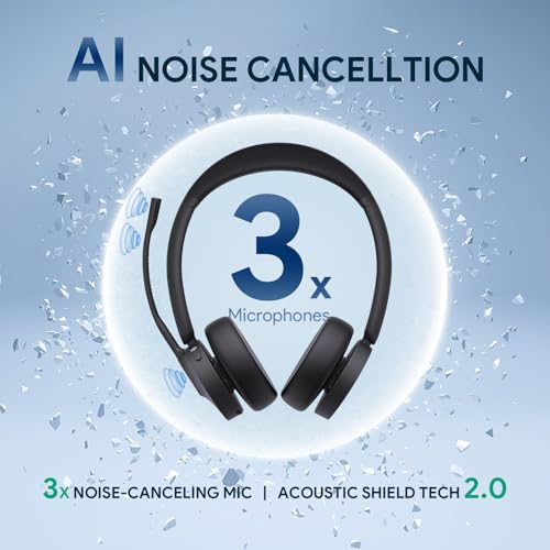WH64 Mono DECT & Bluetooth Wireless Headset for Phone PC Cellphone (Mono)