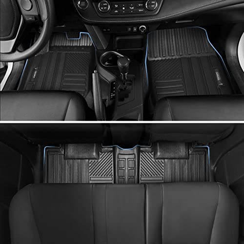 Compatible for 2013 2014 2015 2016 2017 2018 Toyota Rav4 Floor Mats & Cargo Liners Trunk Mats All (Fit 2013-2018 RAV4 / Floor Mat+Rear Trunk Mat)