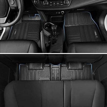 Compatible for 2013 2014 2015 2016 2017 2018 Toyota Rav4 Floor Mats & Cargo Liners Trunk Mats All (Fit 2013-2018 RAV4 / Floor Mat+Rear Trunk Mat)