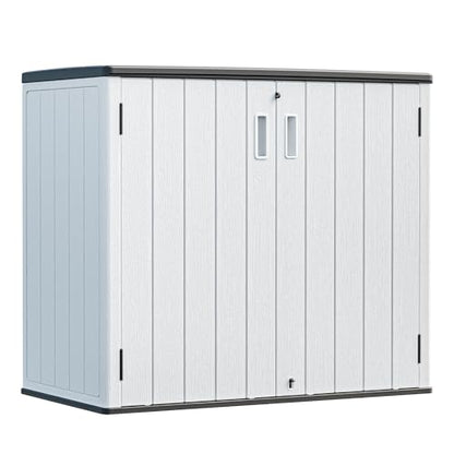Outdoor Storage Shed 37 Cu.Ft (light gray / 37 Cu.ft)