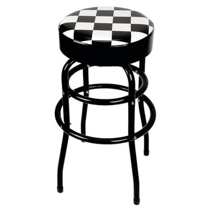 W85023 28.5 in. Checkerboard Swivel Bar Stool (Checkerboard Swivel Bar Stool)