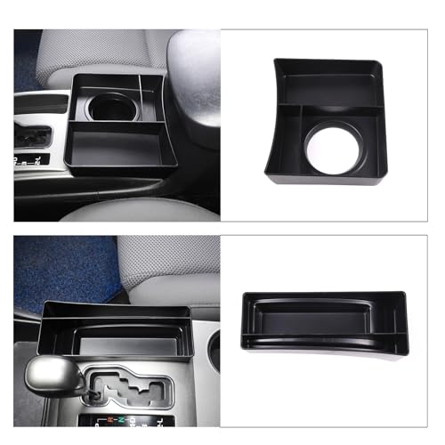 Car Central Control Tray Storage Box Organizer Compatible with Toyota Tacoma 2006 (Cup holder and gear storage box)