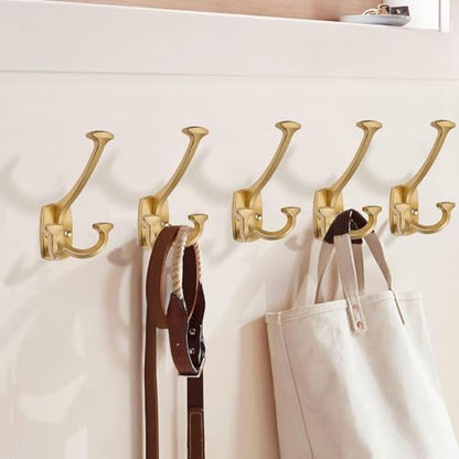 Large Wall Double (Brushed Gold / 1 Inch(23mm)Hole Center)