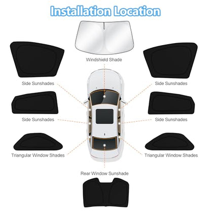 Car Window Shades for Honda Accord 2018 (FOR | Accord 2018-2022 (8pcs))