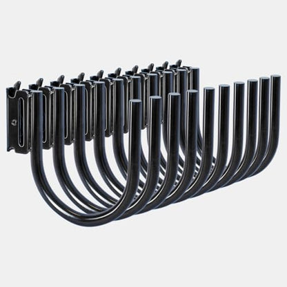 10-Pack 4-Inch J Hooks for E-Track and X-Track Rails (4" Deep - 10P)