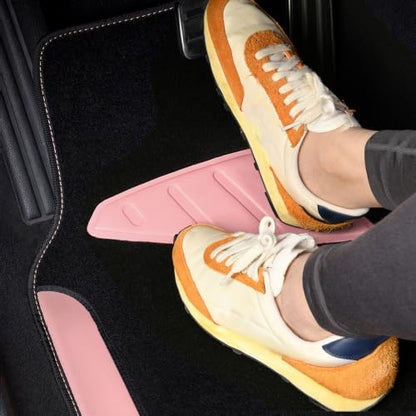 Waterproof Universal Fit Car Floor Mats (Light pink)