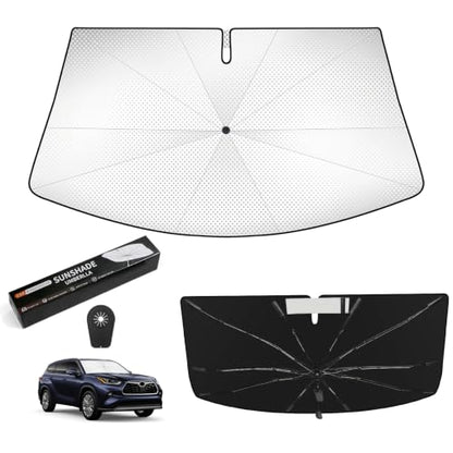 Windshield Sun Shade Umbrella Fit for Toyota Highlander 2020 (For Toyota Highlander 2020+)