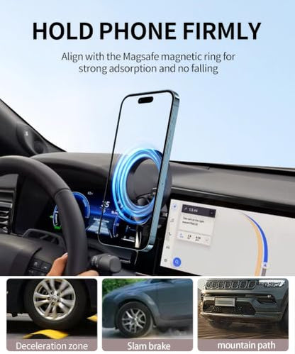 Car Phone Holder for Toyota Camry LE (for 2025-2026 Camry LE/SE(8 inch screen only))