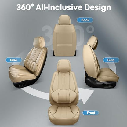 Front Seat Covers (FRONT PAIR / BEIGE)