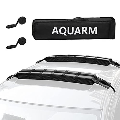 Kayak Roof Rack Soft Roof Rack Pads for Car Kayak Surfboard (RR001 / 32 x 5.5 x 7.5 inches)